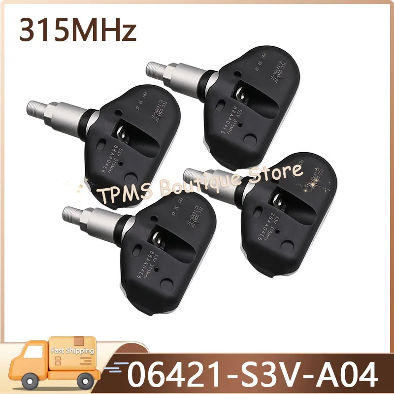 4 шт./лот TPMS датчик шин 06421-S3V-A04 для Honda Pilot 2007-2023 для Acura TL RL 2008 система контроля давления в шинах 315 МГц