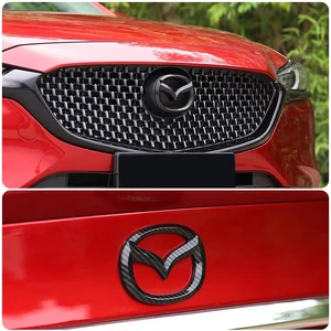 Ön ızgaradaki amblem, araç amblemi gövde, mazda 3 axela atenza 17-20 için bir karbon fiber gövdenin başı, arka, çıkartma aksesuarları Far mazda mx3 için en iyi 10 satış-no. 1
