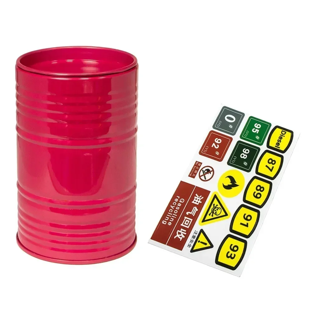 

Металлическая имитация бочки для масла, бочка для инструментов, подставка для ручек для радиоуправляемых машин 1/10 1/8 RC Crawler Car Trx4 Trx6 D90 Axial Scx10 90046