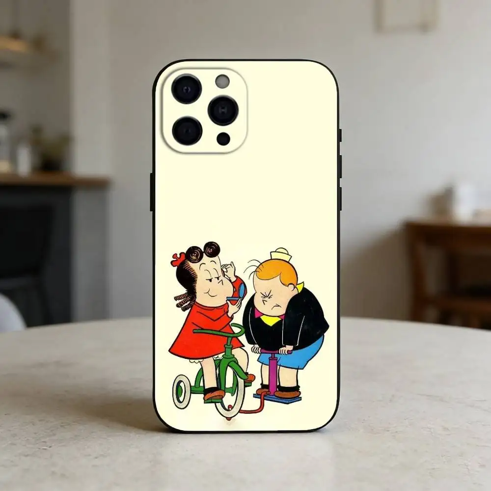 Cartoon The L-Little L-Lulu Show Phone Case For iPhone 17,16,15,14,13,12,11 Plus,Pro Max,SE4Soft Silicone Black Cover