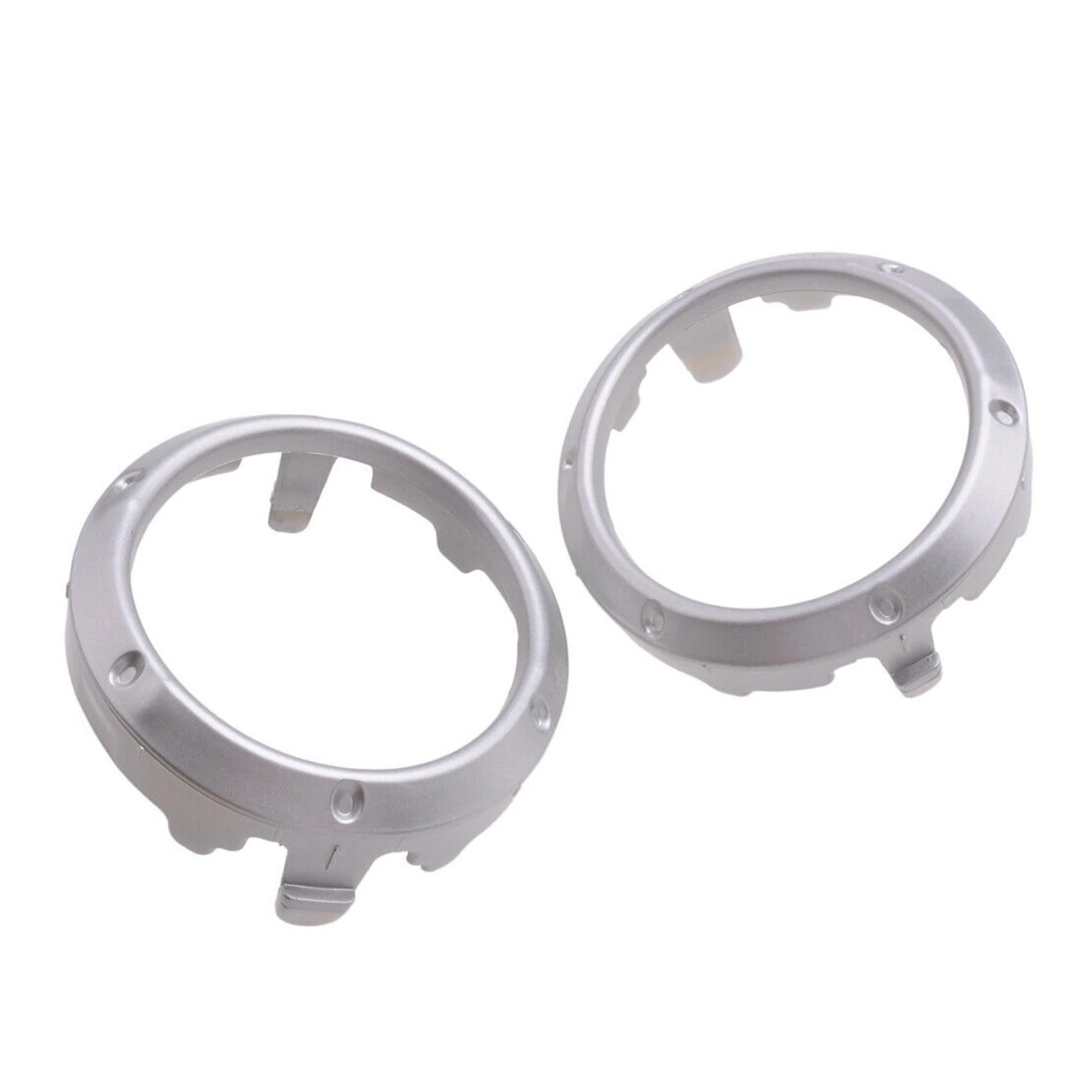 

Мощные 2 шт. серебряные передние противотуманные фары, крышка лампы, рамка, кольцо, подходит для Toyota Highlander 2004 2005 2006 2007