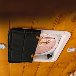 RV Fan Sunroof Anti-Mosquito Net Sunscreen Heat Insulation Sunshade Roof Magnetic Suction Screen Sun Shade Ventilation
