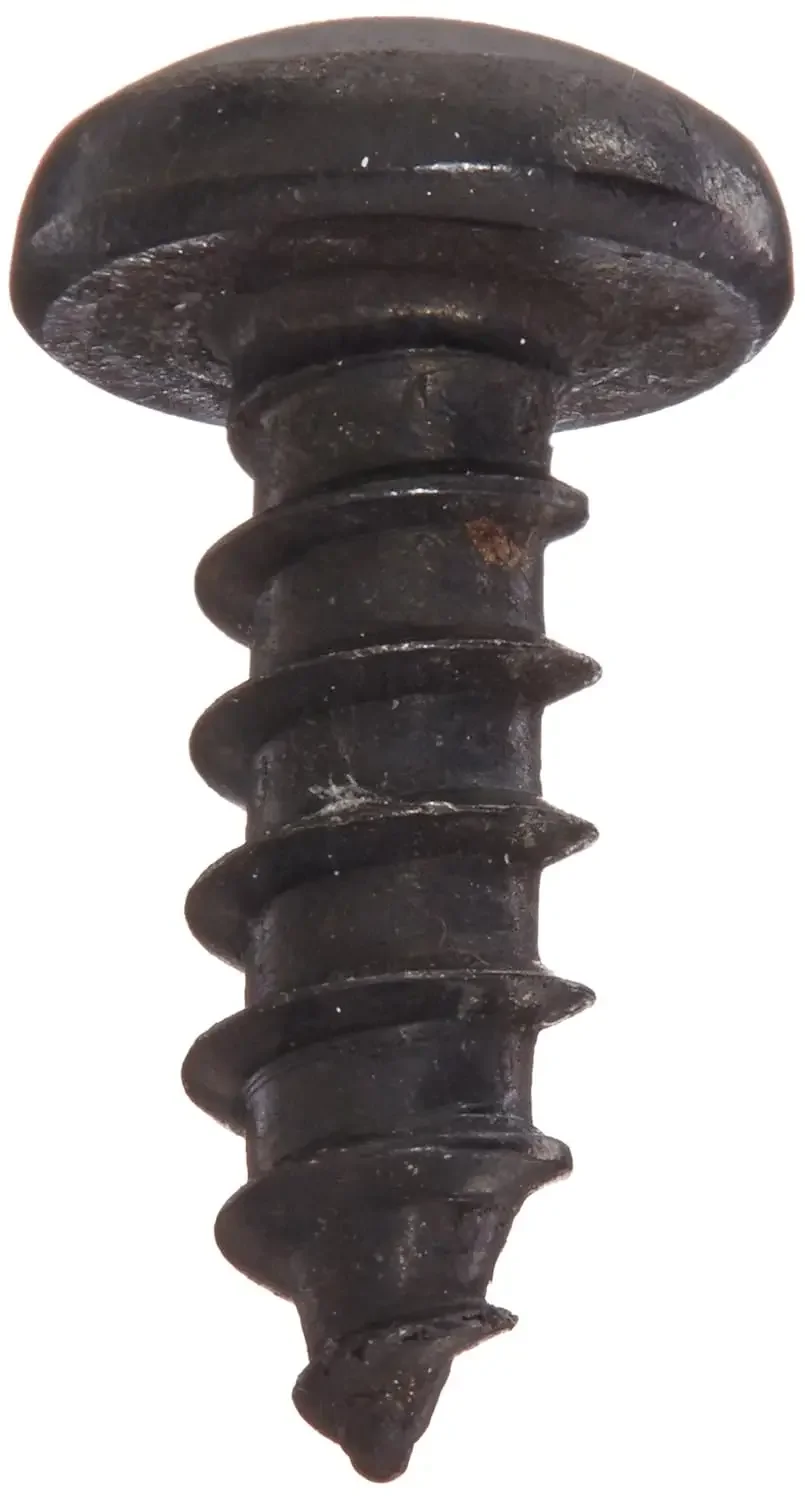 

0808APP188B 18-8 Stainless Steel Sheet Metal Screw, Black Oxide Finish, Pan Head, Phillips Drive, Type A, #8-15 Thread Size