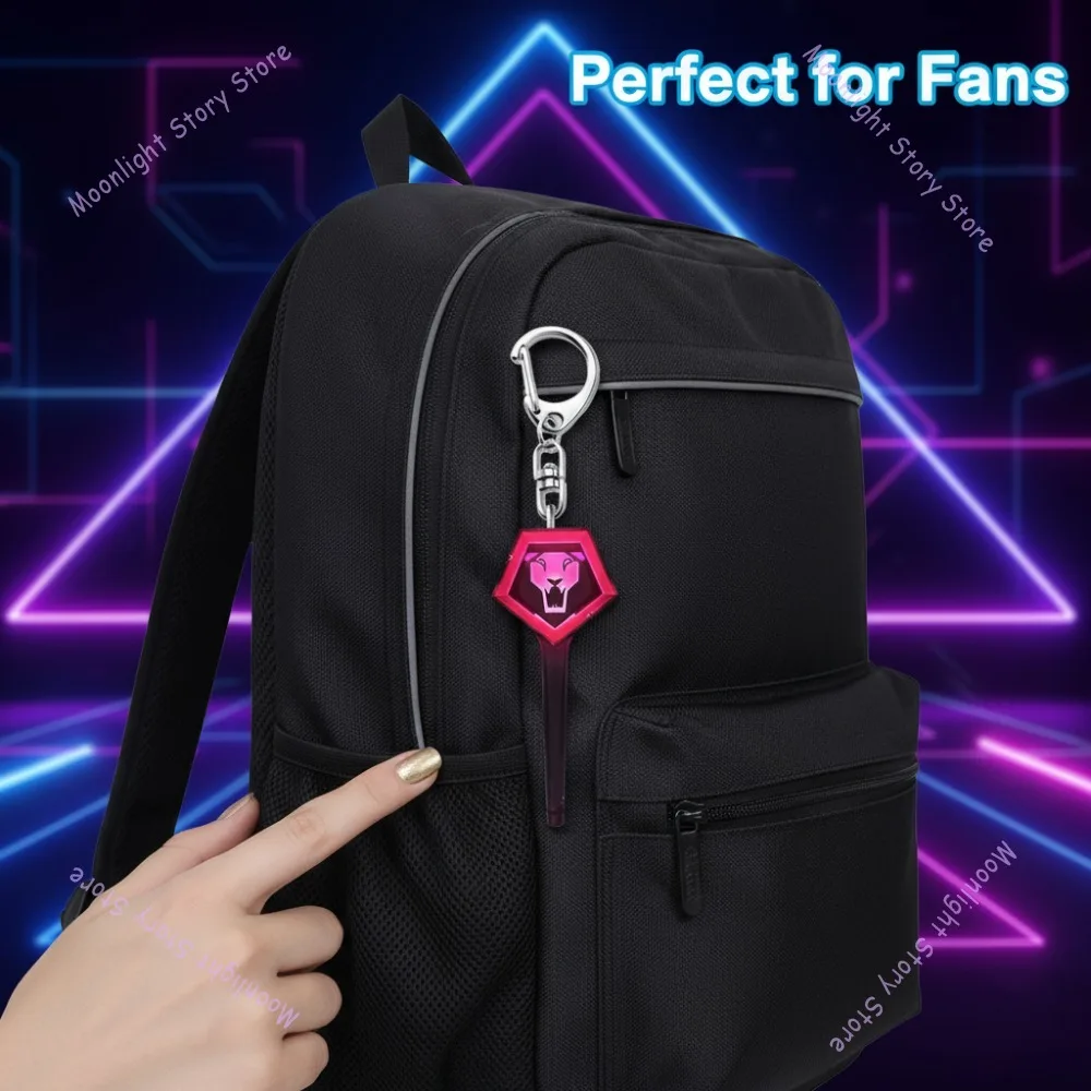 Gantungan Kunci Tongkat Sorak Anime K-Pop Demon Hunters, Hadiah Kembali ke Sekolah, Gantungan Ransel untuk Penggemar Koleksi