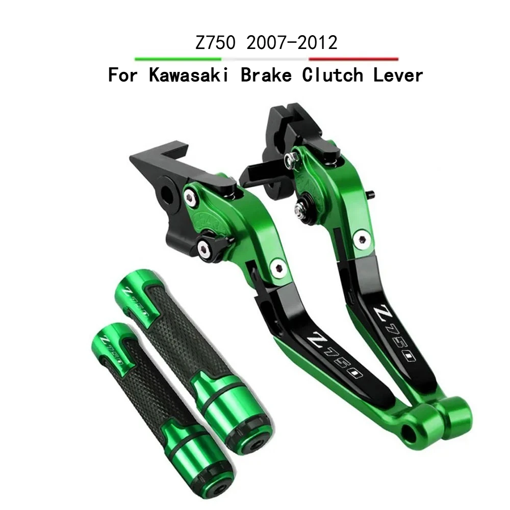 

Для Kawasaki Z750 Z 750 2007 2008 2009-2012 мотоциклетный тормозной рычаг с ЧПУ, набор рычагов сцепления, регулируемые складные ручки, защитные рычаги