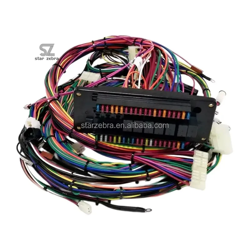 Para caterpillar 320d injeção direta caixa de fusíveis cablagem montagem cabo interior da cabine