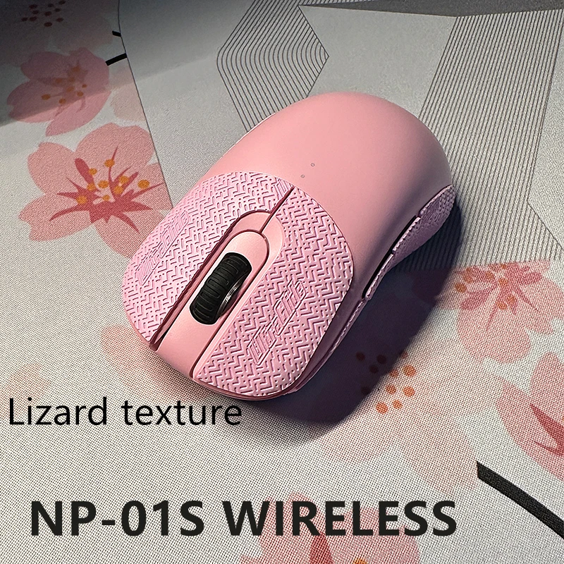 1 Set Ultraglide Mouse Anti Slip Sticker For VAXEE ZYGEN NP-01S WIRELESS Mice Non-Slip Anti Sweat Tape Snowflake/Lizard Texture