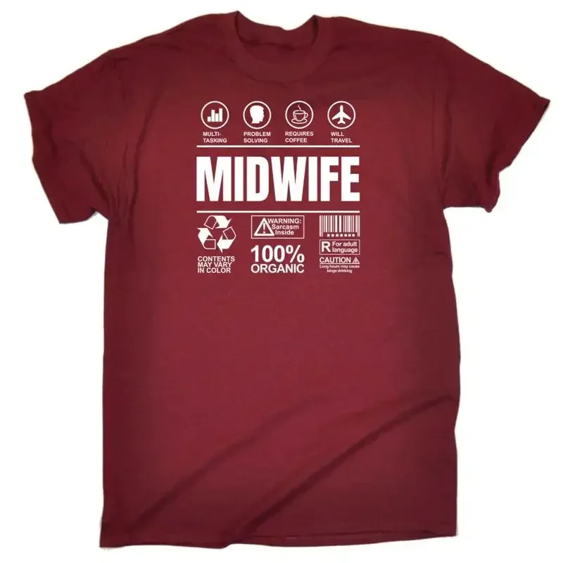Midwife Health Professional Sarcastic Humour Mens Funny T Shirt