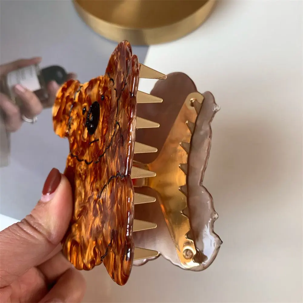 Female Catoon Bathing Girl Animal Acetic Acid Women Hair Clips Hair Accessories Koala Hair Claw Korean Style Crab Clips image 6