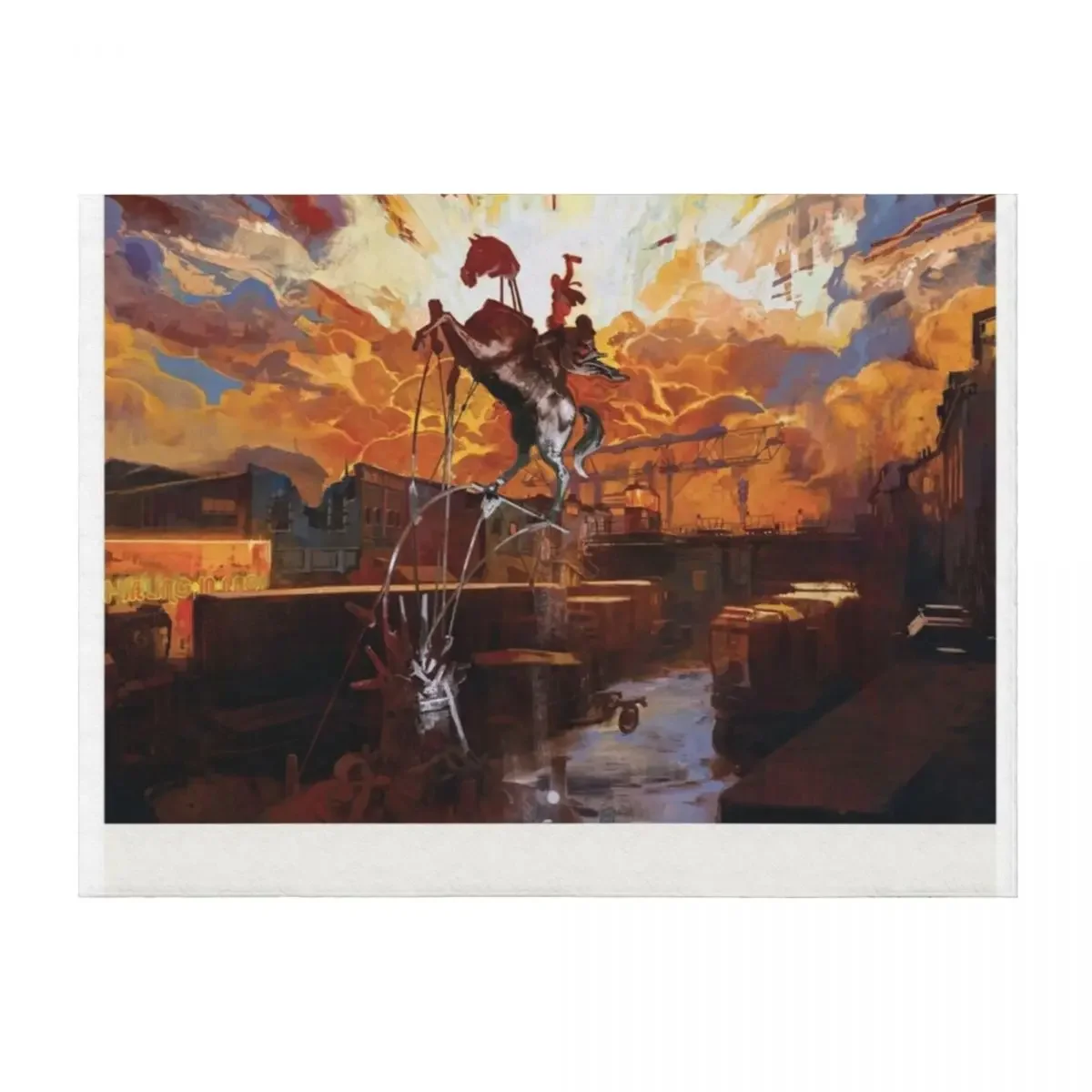 

Disco Elysium Throw Blanket Decoratives Sleeping Bag Bed Fashionable Cute Blankets
