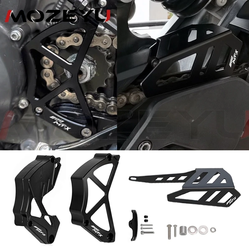 

For CFMOTO CF MOTO 800MT-X MT800 MT-X 800 2024 2025 2026 800MTX Front Sprocket Cover Motor Accessories Chain Guard Protector