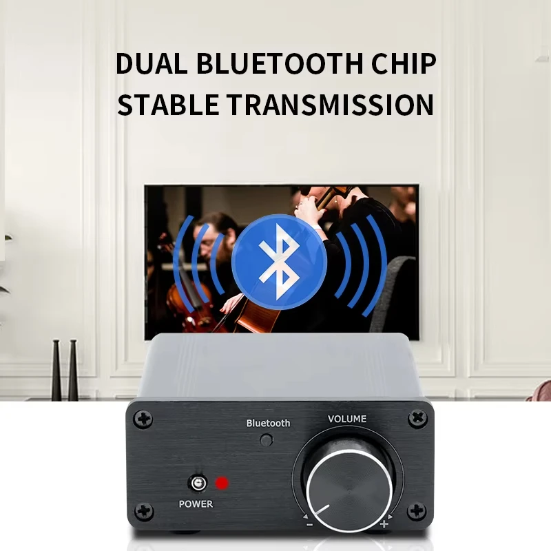 Creatall TPA3116 Digital Sound Power Amplifier 100WX2 Mini HiFi Stereo Class D Audio Power  Amplifiers for Home Theater