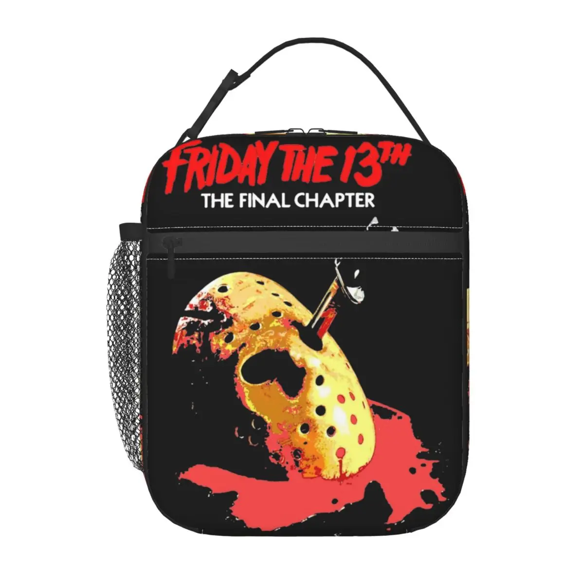 Friday 13th Jason Voorhees Insulated Lunch Tote Bag Horror Movie Halloween Food Box Portable Thermal Cooler Lunch Box School