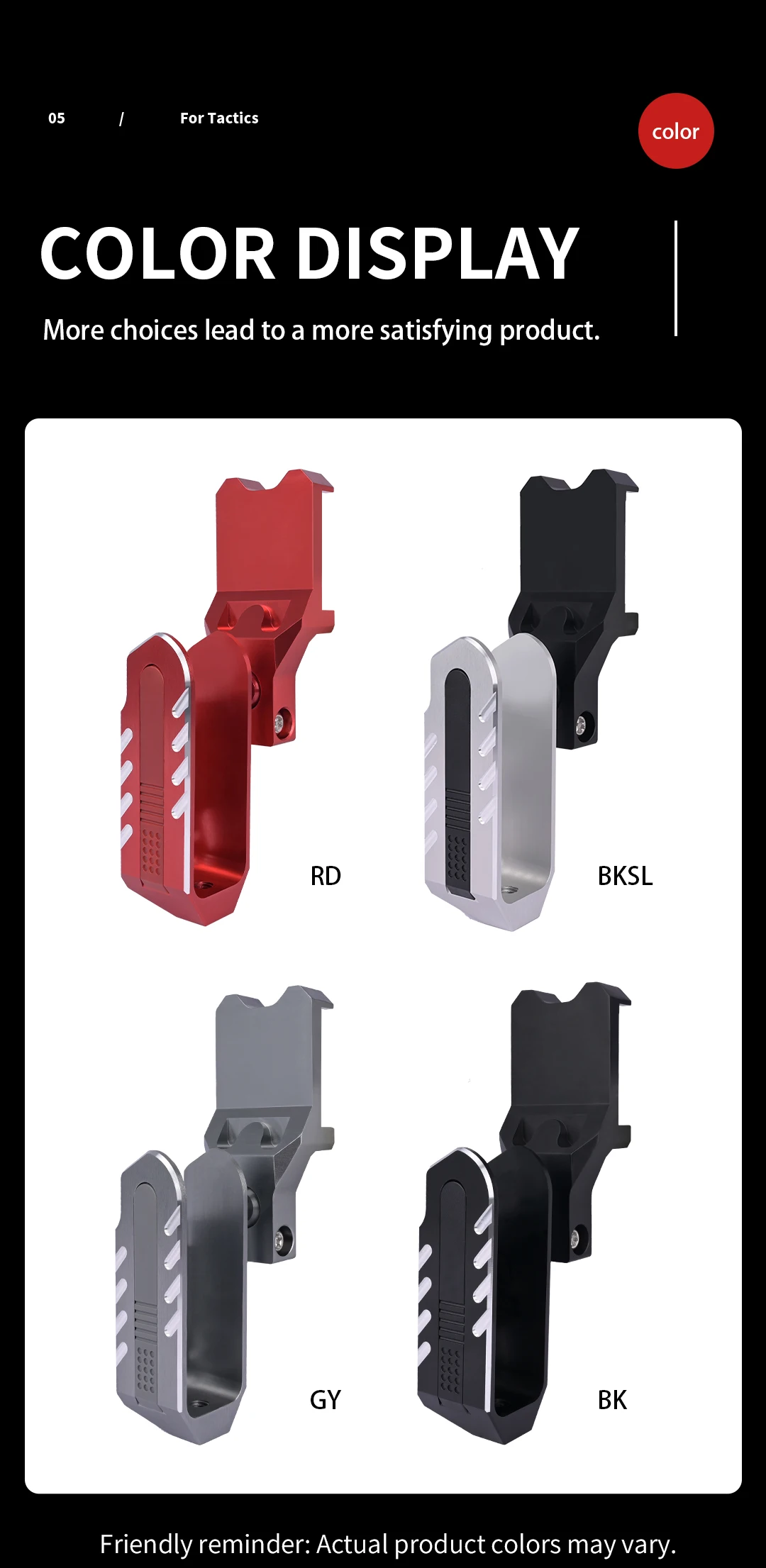 Beidhändiges IPSC USPSA IDPA CZ P07 Wettkampf-Pistolenholster DA-Stil Alpha-X AA Aluminium Schieß- und Jagdausrüstung – Detail 9