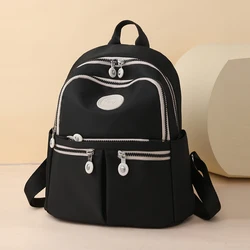 Zaini firmati in Nylon di alta qualità borse da scuola Casual di grande capacità per ragazze adolescenti Bookpack da donna elegante borsa da viaggio Sac