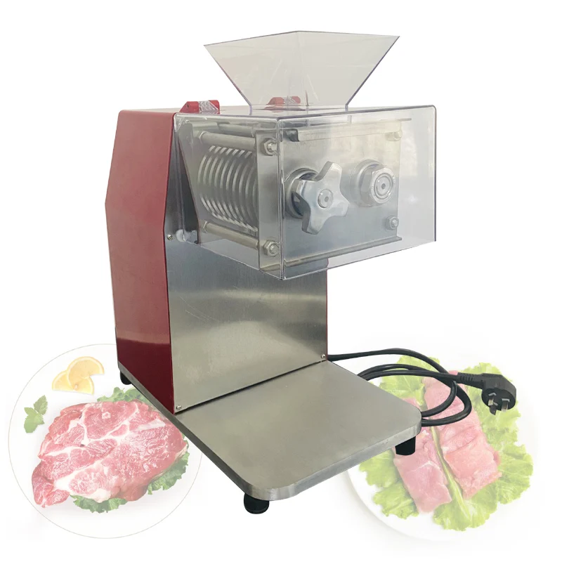 

Kitchen Meat Cutter For Pork Beef Lamb Slices Electric Small Fresh Meat Cutting Machine