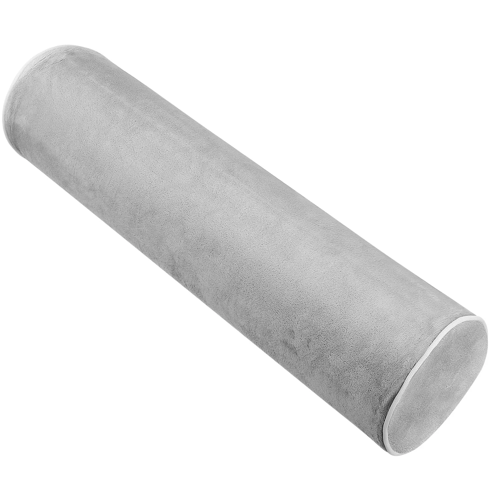 

Cervical Neck for Sleeping Round Grey Neck Roll Pillow Cylinder Memory Foam Pillows Spine Alignment Lumbar Support