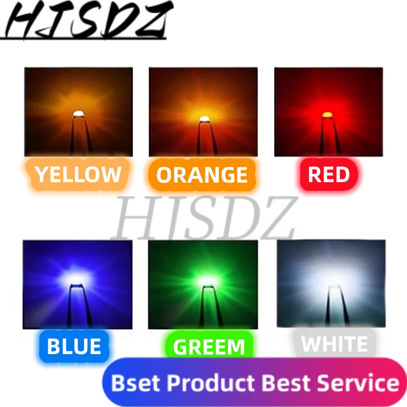 0402 0603 0805 1206 3528 5050 SMD LED Red Yellow Green White Blue Orange light emitting diode 100pcs/lot