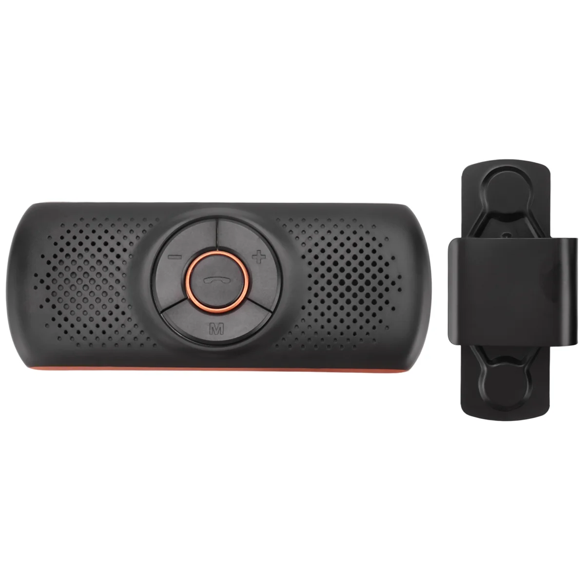 Alto-falante bluetooth do carro bluetooth no carro alto-falante para conversar handsfree, leitor de música do carro sem fio com clipe de viseira