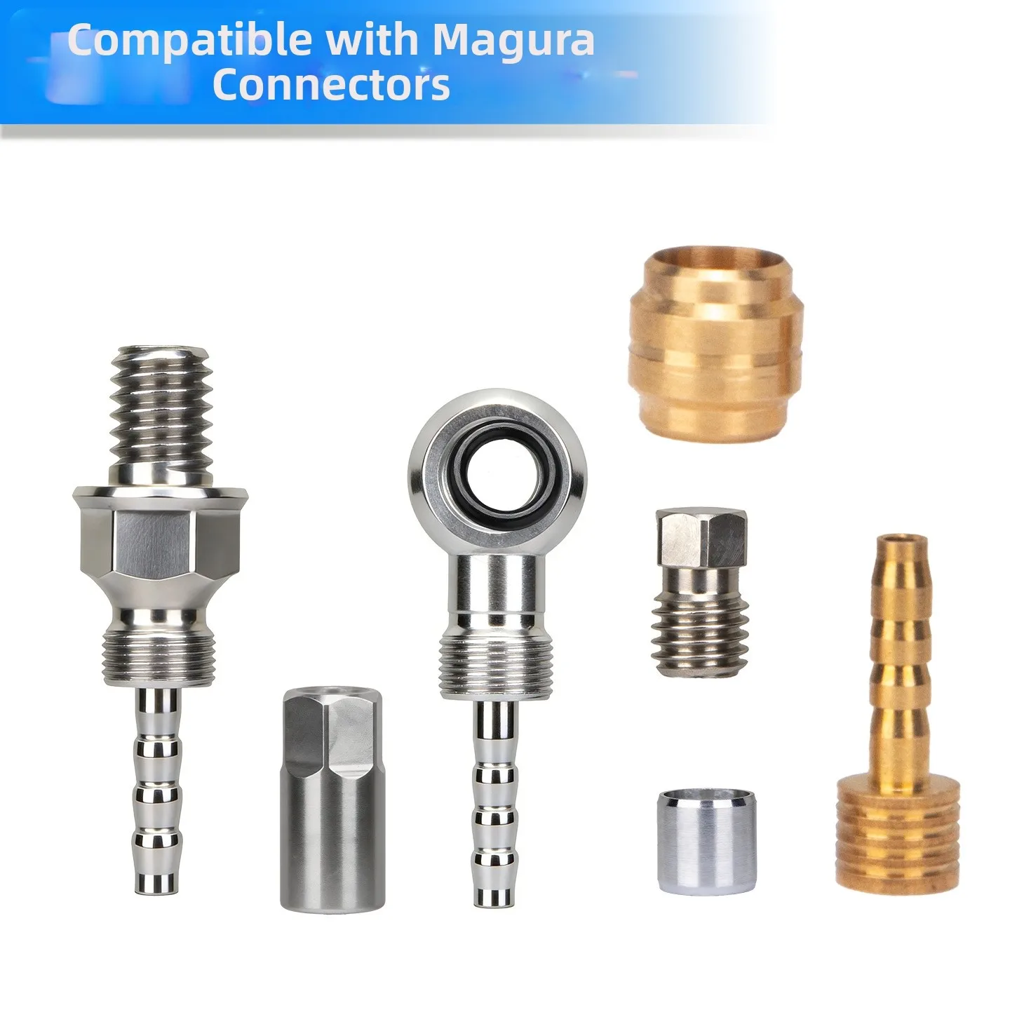 Bicycle Brake Olive Kit MT2/4/6/8 Hydraulic Oil Needle Brakes Olive-shaped Tip For Magura MT Series Brakes Repair Fittings
