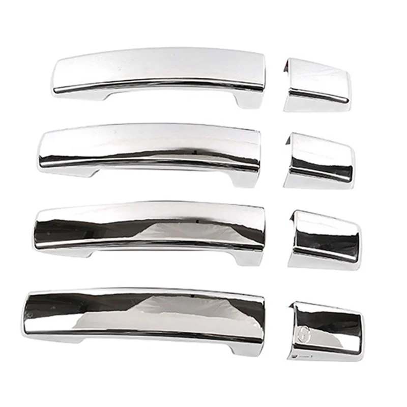 

Auto Parts ABS 8-Piece Door Handle Trim Set For 2007-2012 Land Rover Discovery 3 Freelander 2 Accessories