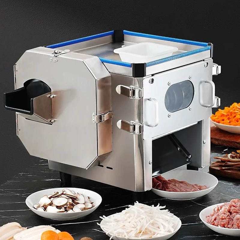 LXT High Quality Stainless Steel Automatic Shredder Slicer Dicing Machine Commercial Meat Cutting Electric Vegetable Cutter