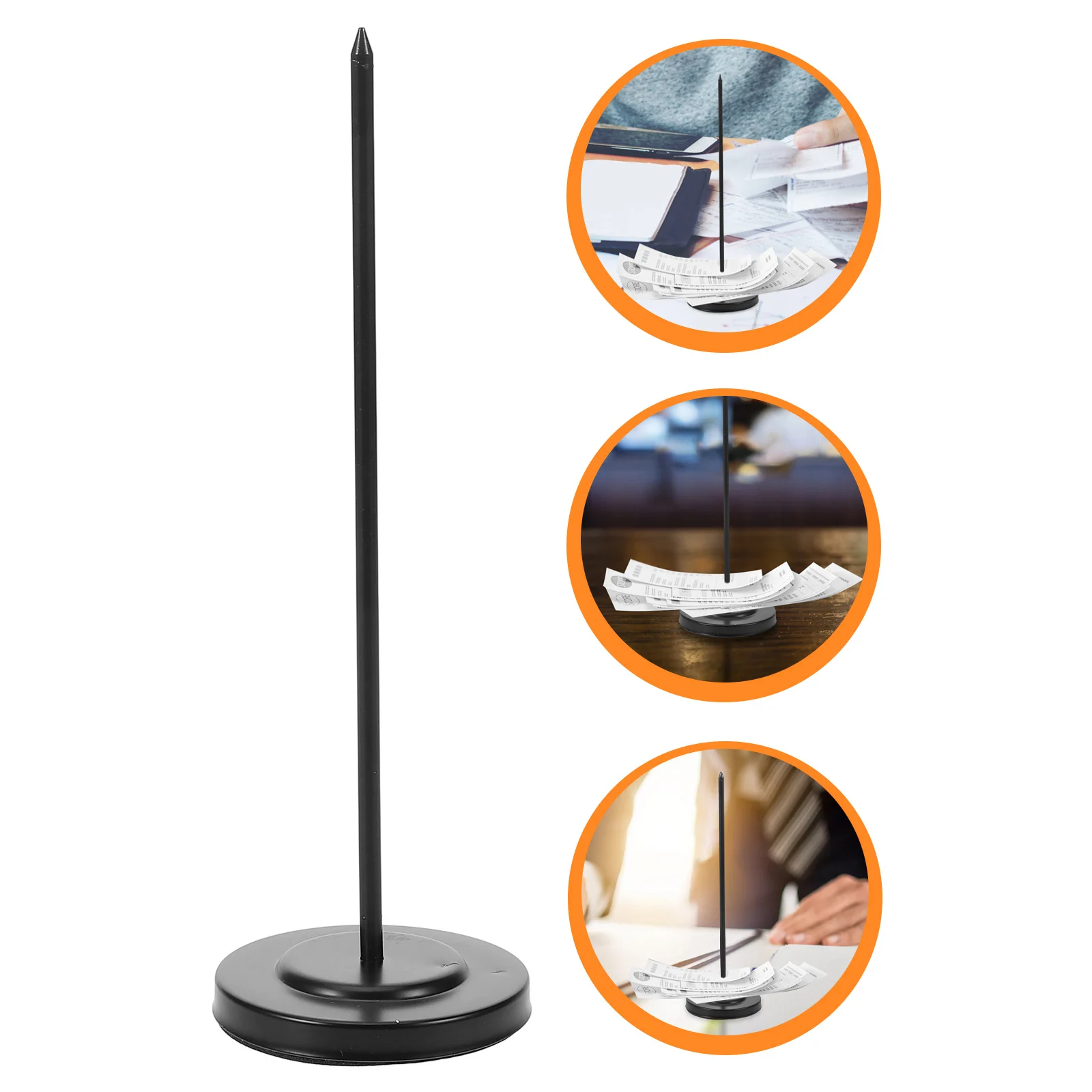 

Receipt Holder Spike Metal Bill Holder For Restaurant Ticket Organizer Desktop Memo Fork Office Receipt Storage Desk Bill