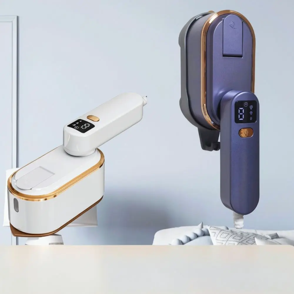 Mini Steam Iron Portable Handheld Garment Steamer Ceramic Baseplate Quick Heating Fabric Wrinkle Remover For Daily Use