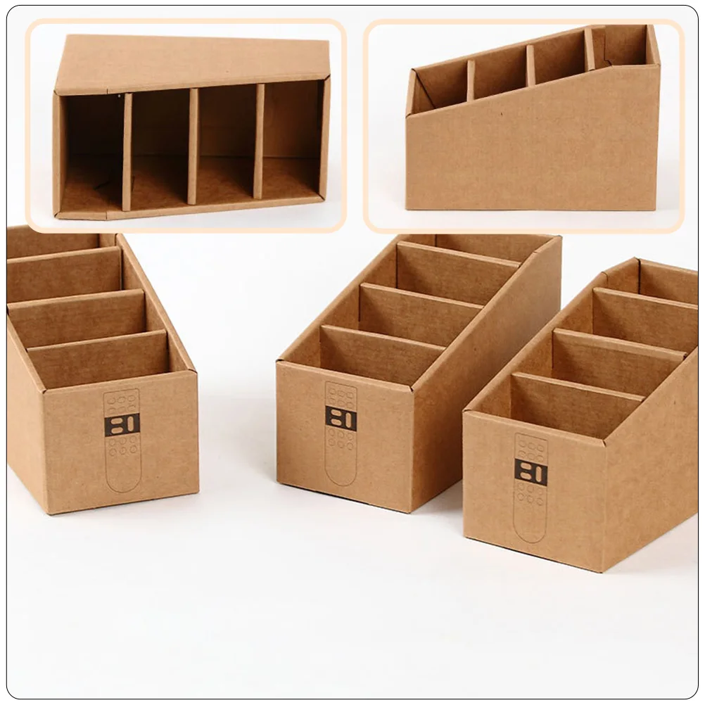 

2pcs Creative Storage Box Multi-Functional Paper Organizer Desktop Holder For Cosmetics Remote Control Bedroom Bathroom