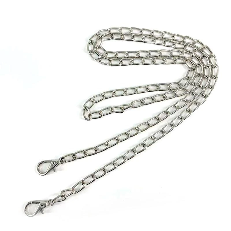 

G5AE Металлическая сумочка цепь цепей плечевой ремень мешки с поперечным телом ремни замены сумочки ремень сумочки для DIY