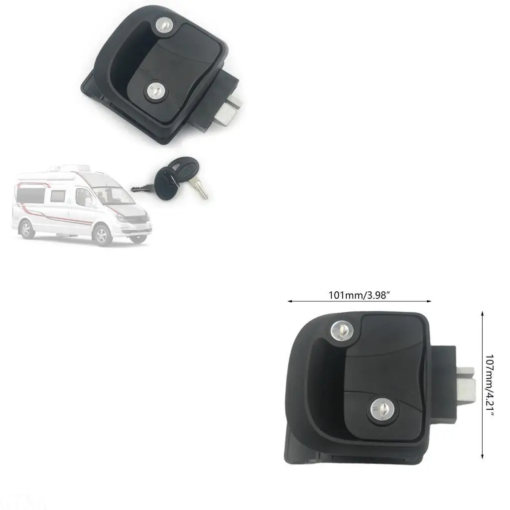 G7NA RV for Camper Door Lock Zinc Alloy Door Lock Inside Outside Double Open Door Loc