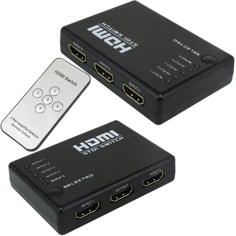 POWERMASTER PM-8342 5 input 1 pee HDMI recovery SWITCHER adapter without adapter