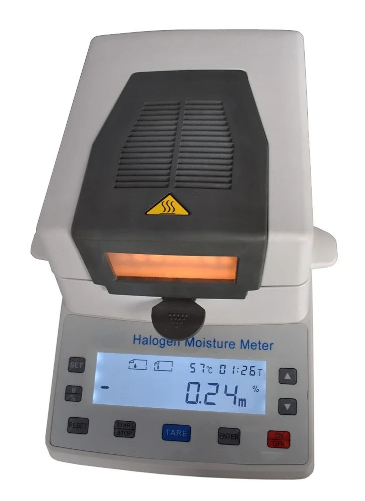 XY‑110MW Halogen Moisture Analyzer, Lab Trace Moisture Tester for Solid, Liquid, Wood and Powder Samples