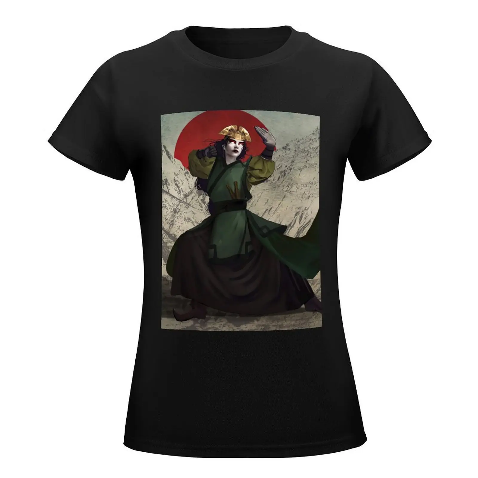 Kyoshi Warrior Kung Fu T-Shirt female summer tops oversized plain t-shirt dress for Women plus size