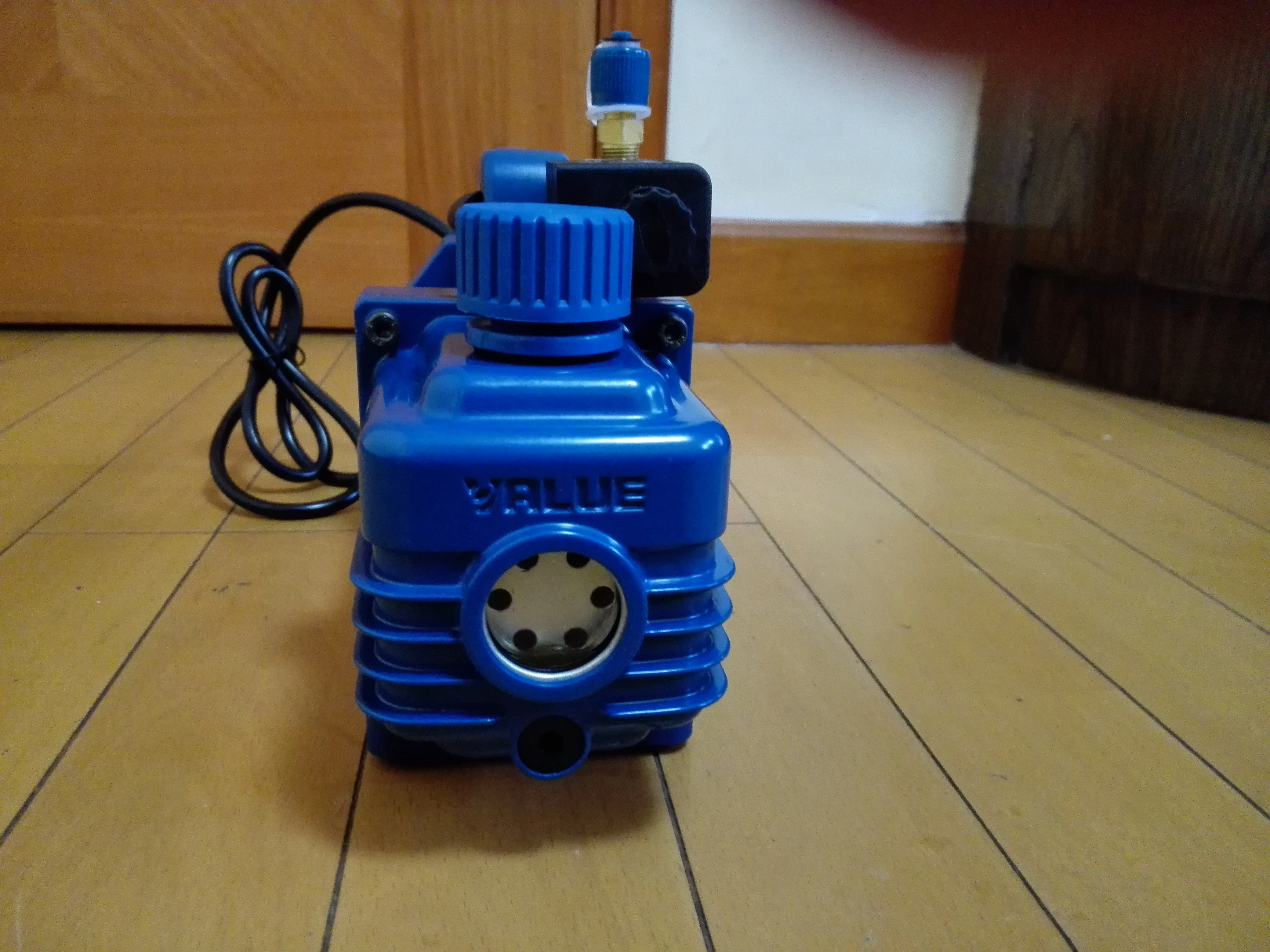 Bomba de vacío de paletas rotativas de una sola etapa 1.5CFM 1/5HP HVAC aire AC A/C R410A R134A R22 R407C R12