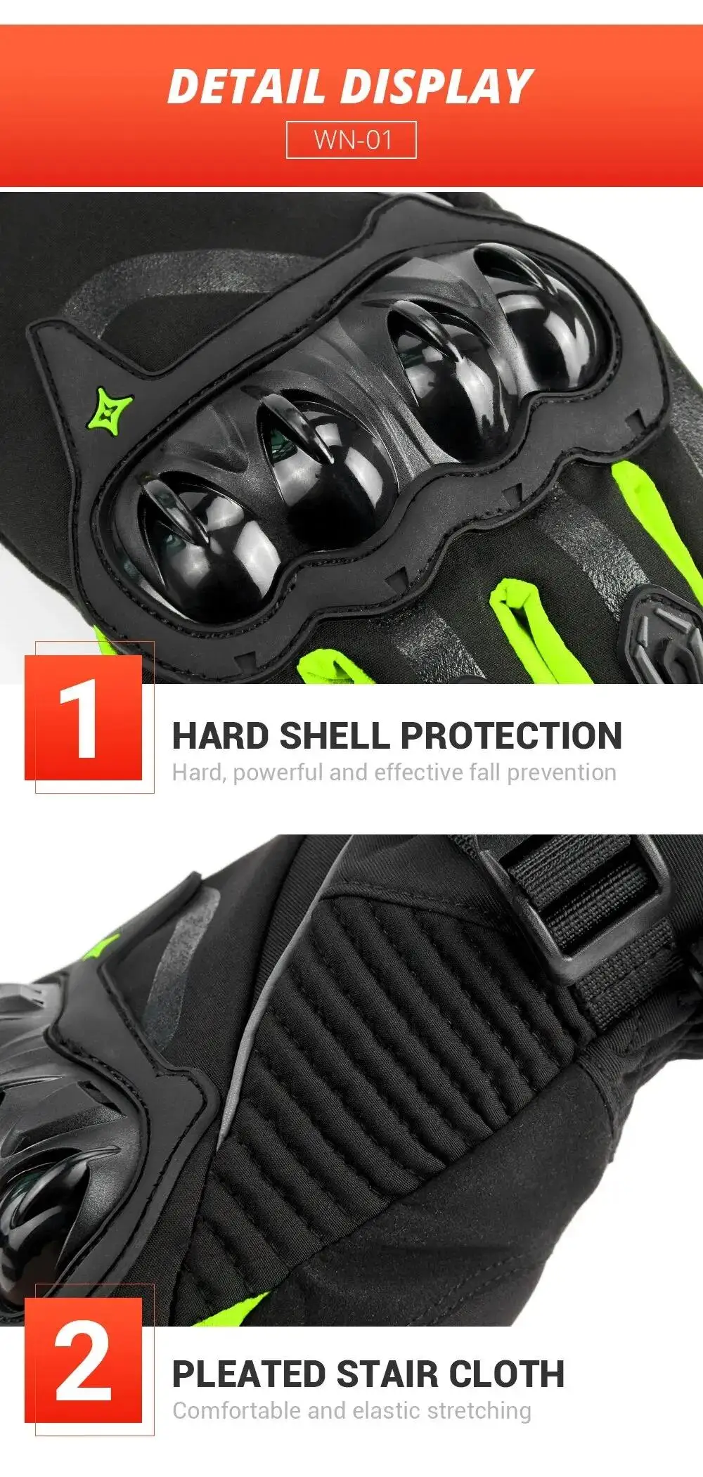 Motorrad Handschuhe Wasserdicht Winddicht Voll Finger Moto Motorrad Reiten Handschuhe Touchscreen Moto Motocross Handschuhe Winter – Detail 18