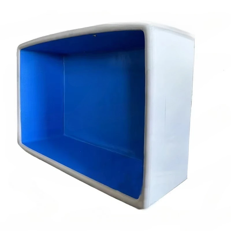 

Большой прямоугольный надувной бассейн с каплями воды. Большой размер, ледяная ванна, спа-бассейн, 6-8 человек.