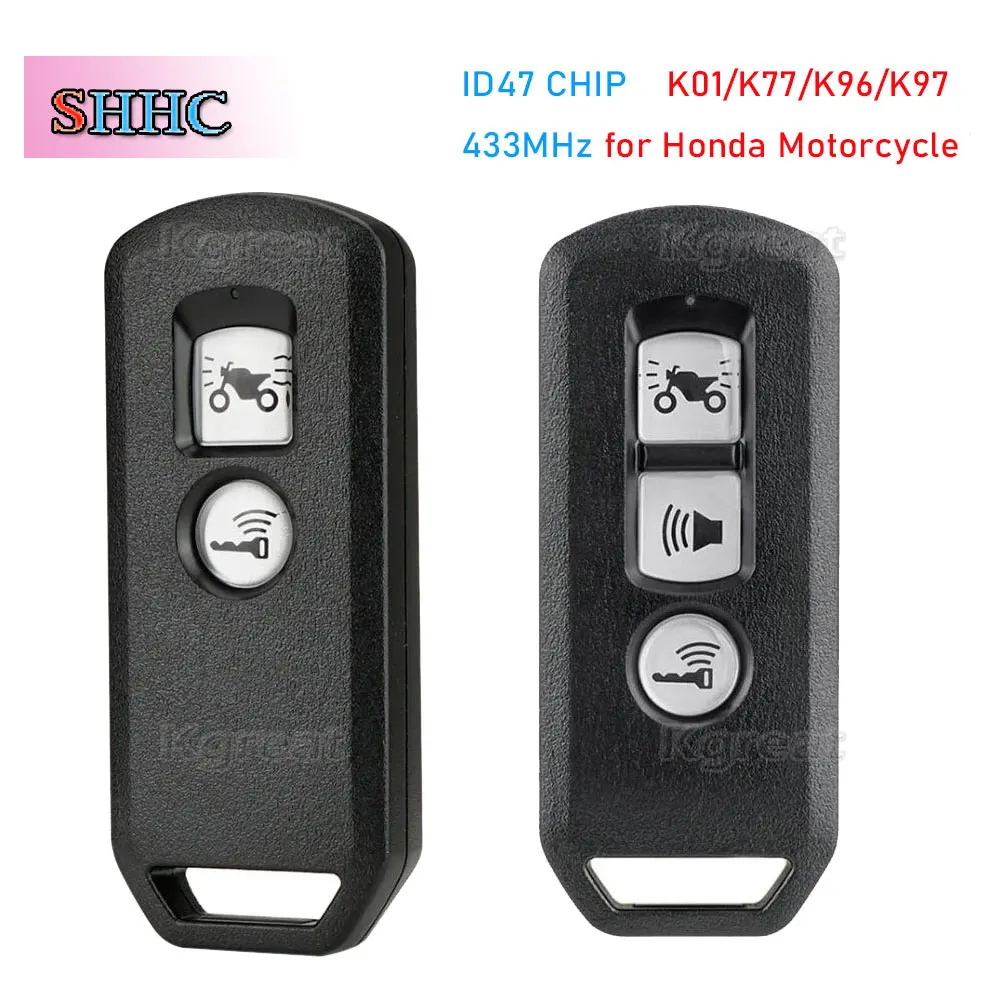 

1pcs for Motorcycle Remote Control Key for Honda Motorcycle Scooter K01 K77 K96 K97 K35V3 ADV SH 150 Forza 300 PCX150 Card