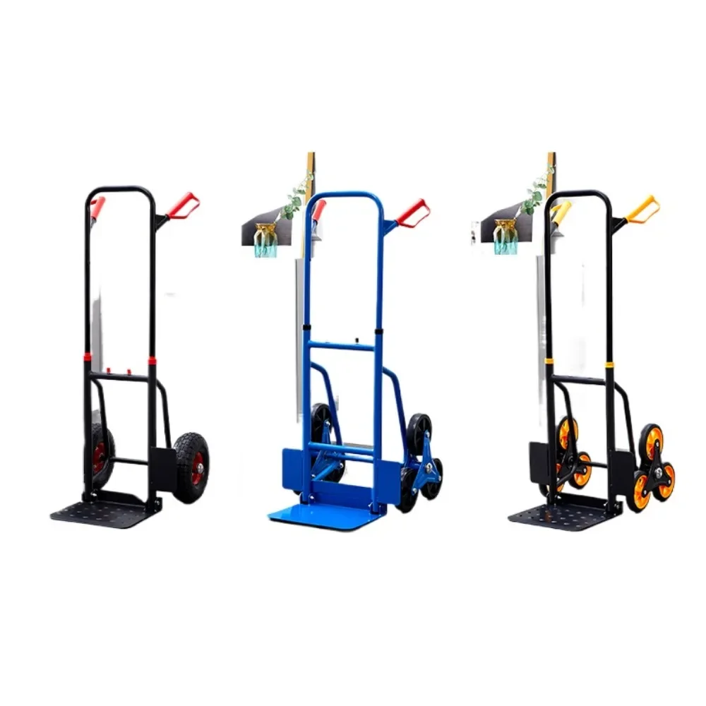 

Two wheeled trolley transport flatbed truck trolley small wheel trolley