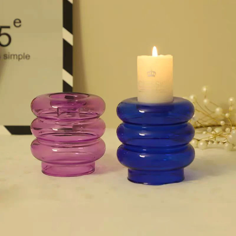 Dual Candlestick Stand Taper Holders Tealight Candles For Home Decor Wedding Decoration Party Vase Table Centerpiece Decoration