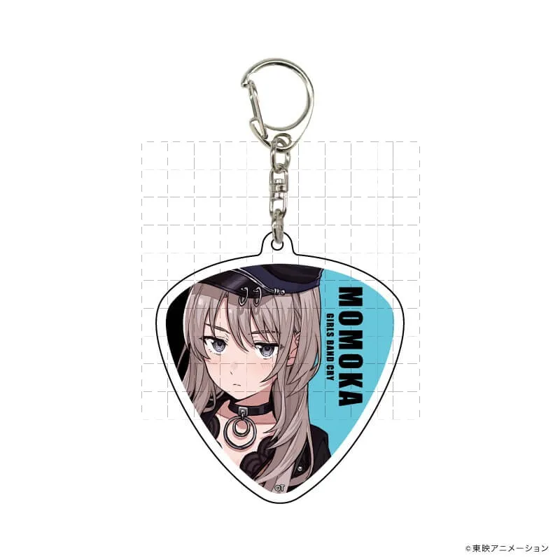 NEW Girls Band Cry NINA ISERI tomo rupa Keychain Cartoon Anime Pendant Keyring Cosplay Acrylic Accessories Keychain Pendant Gift