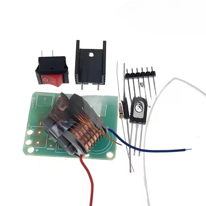 Inverter Boost High Voltage Generator, High Voltage Coil Igniter Coil Module 15KV High Frequency High Voltage Transformer