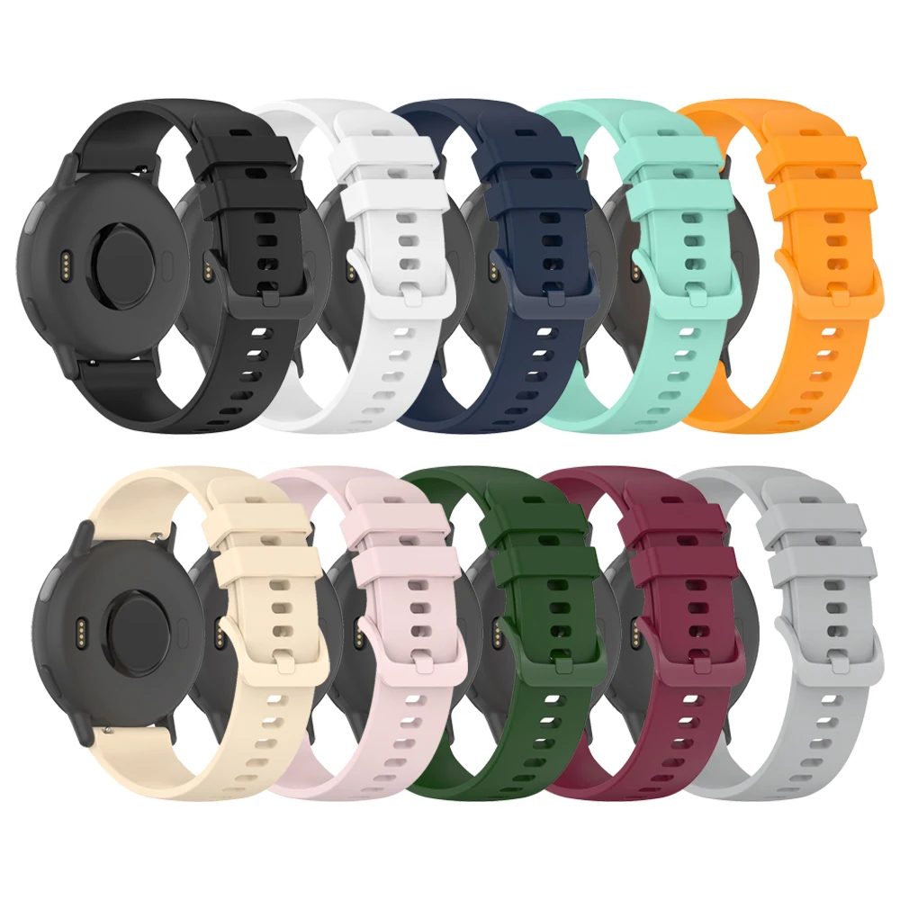 20mm 22mm Silicone Strap For COLMI i28 Ultra M42 V76 V68 P76 P86 P82 P81 C81 I31 Band Replace For TicWatch GTW GTX Soft Bracelet