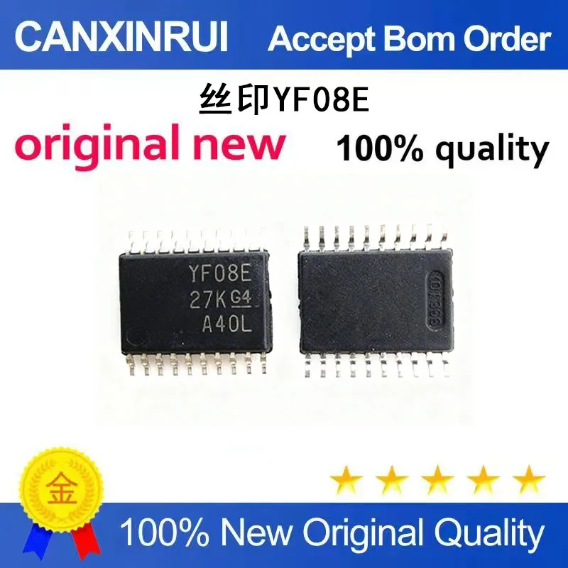 (5-100 Pieces) New TXS0108EPWR silk screen YF08E TSSOP-20 8-bit bidirectional voltage level converter chip