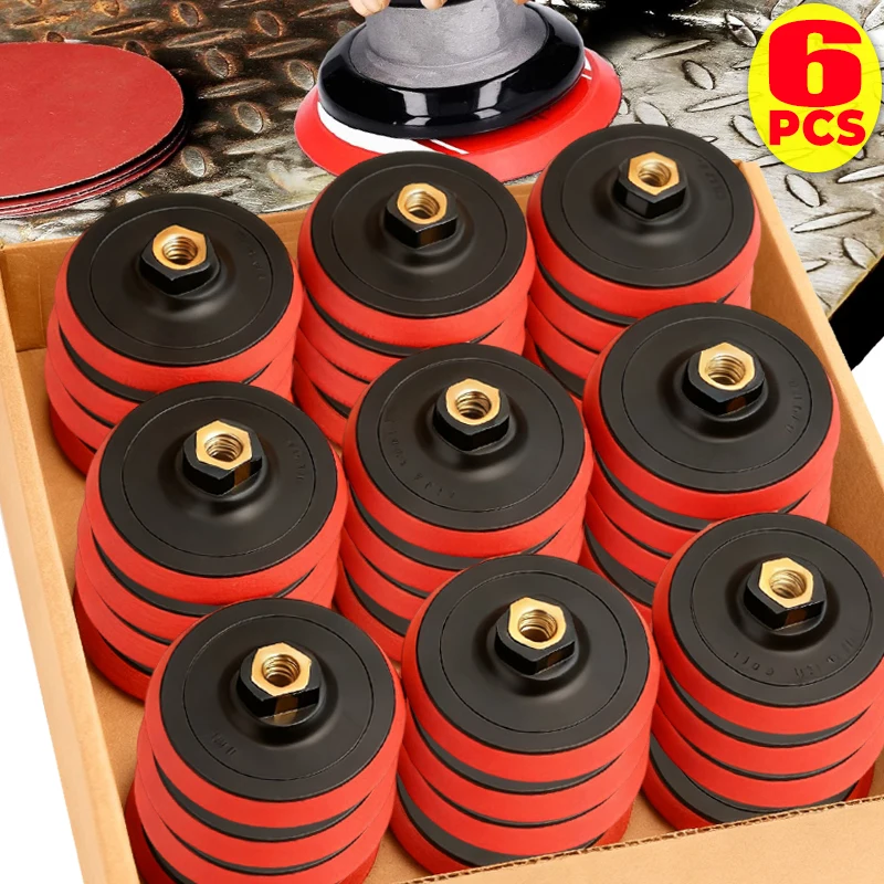 

Шлифовальная подушечка для наждачной бумаги, шестиугольная гайка, самоклеящаяся полировальная подушечка, угловая шлифовальная машина, флокированная наждачная бумага для инструментов для полировки металла, дерева