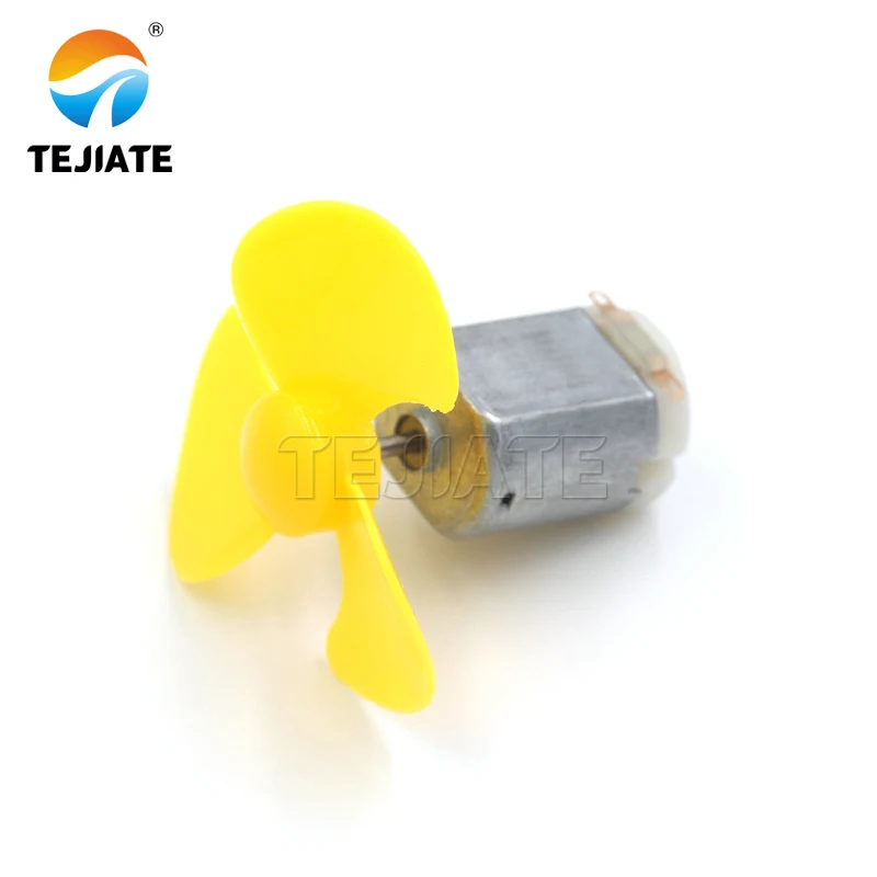 Micro 130 motor electric small motor toys four-wheel drive handmade DIY low-speed fan blade