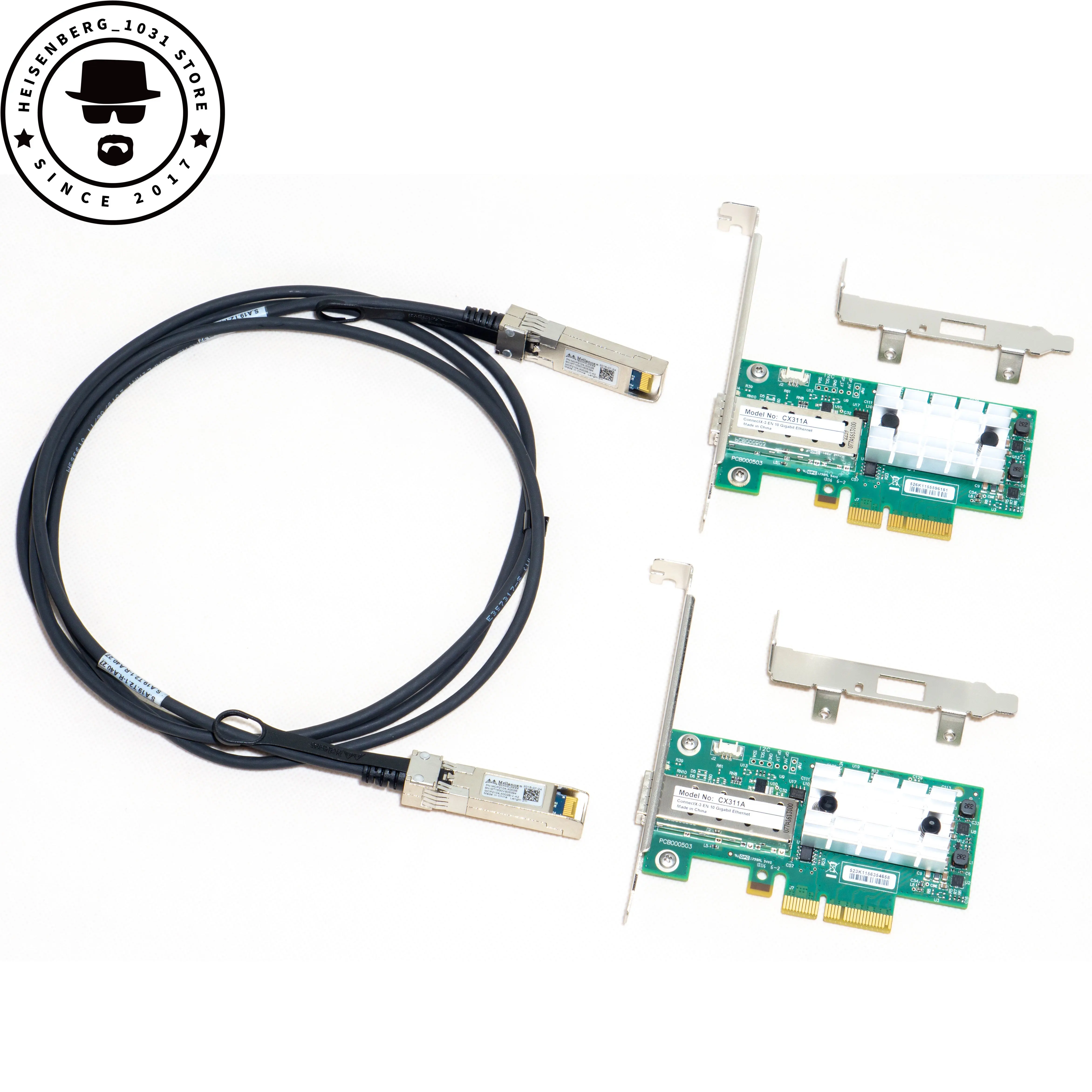 2 шт., адаптер для оптоволоконной сети 10 ГБ