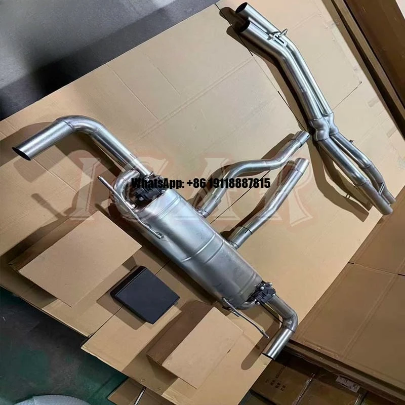 

Выхлопная система из нержавеющей стали для Audi SQ5 8Y 3.0T, полированная до зеркального блеска, толщина 1,5 мм, высокопроизводительная, прямая, заводская.