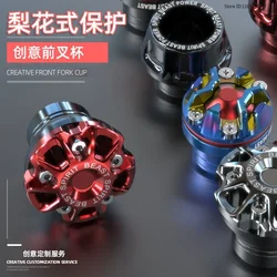 Spirit Beast 1 Pc Motorcycle Anti-fall Block Universal Modification Accessories Personality Front Shock Absorber Anti-fall Block