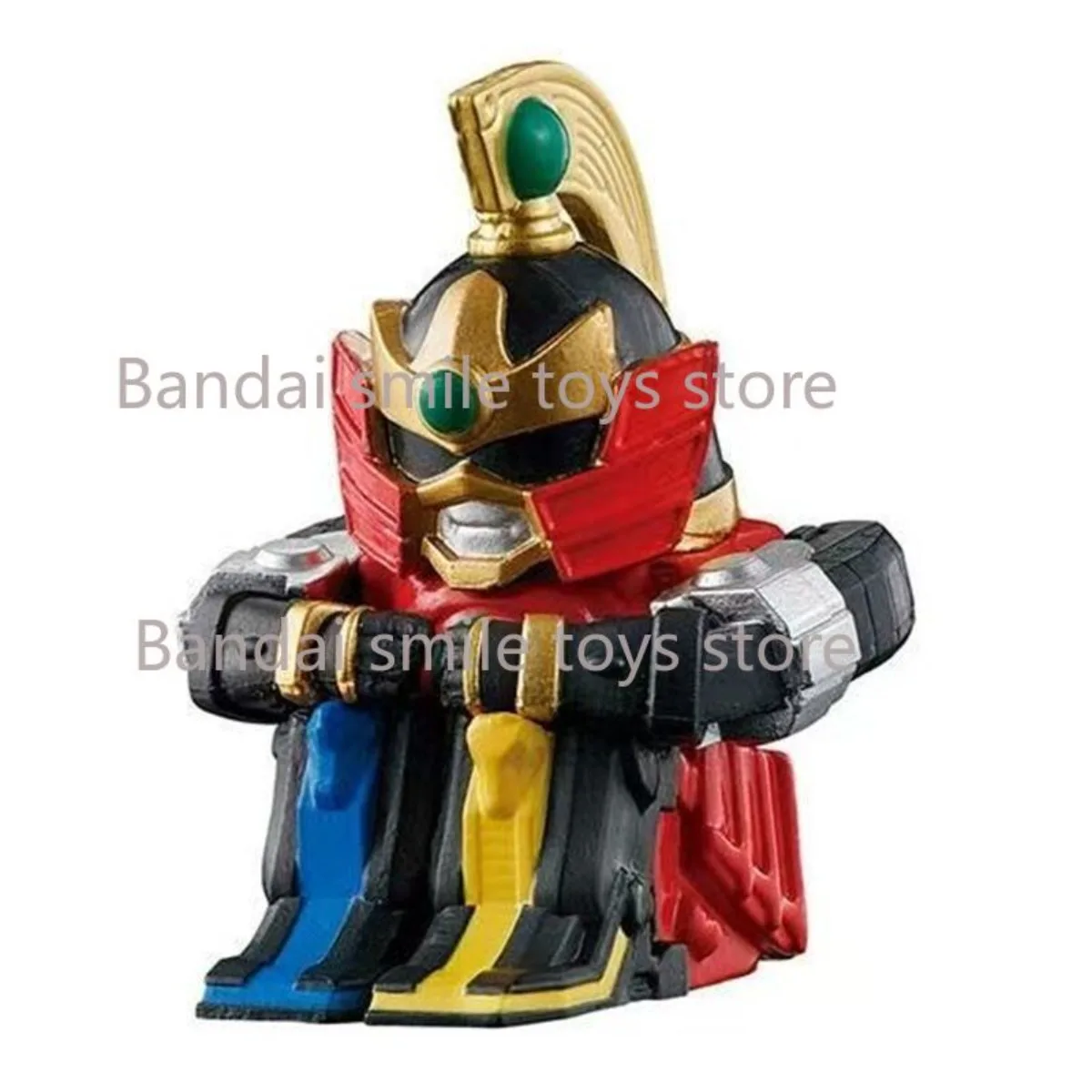 Bandai Original Gashapon El robot súper sentai está esperando una estatuilla sentada de un regalo de personaje de acción de anime